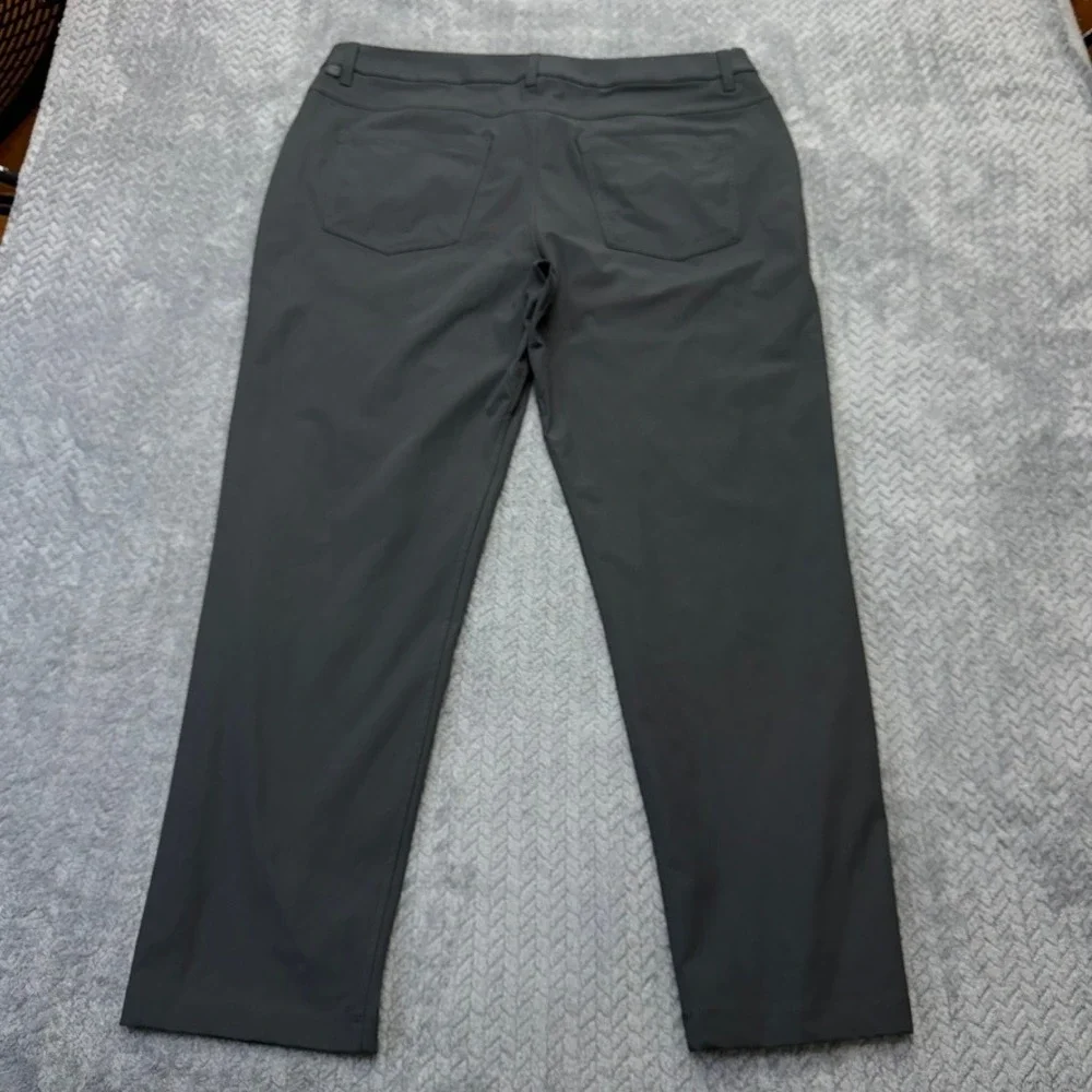 Lululemon Commission Pant‎ Mens 38x29 Grey Warpstreme Classic Fit Chino Trousers